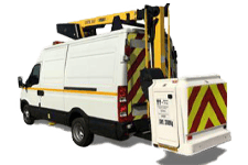 Minibus Hire Carlisle - 12.5M Cherry Picker 3.5T - Van hire Carlisle
